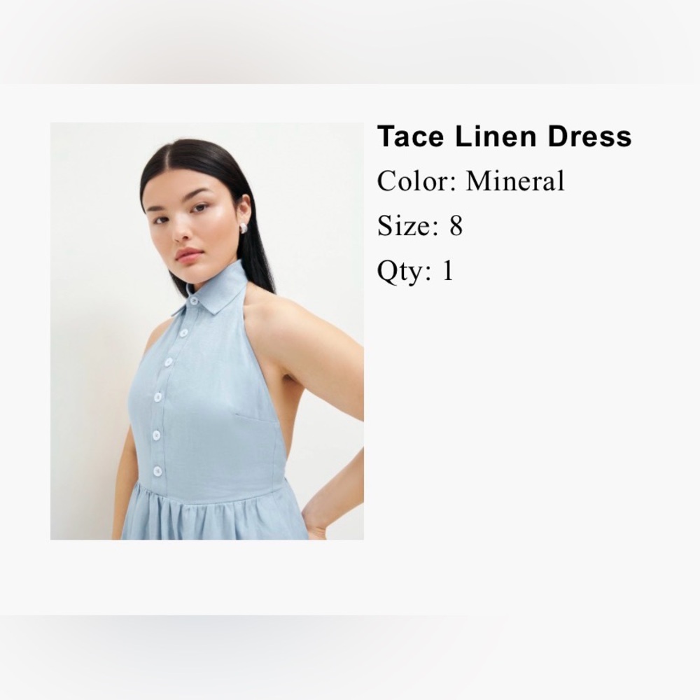 Reformation Tace Linen Dress